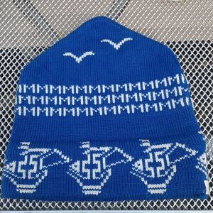 Vintage Moriarty Hat Ski Cap Knit Winter Beanie Hand knit Wool Unisex